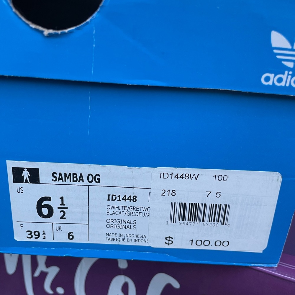 BRAND NEW Adidas Samba OG “Off White/alluminum” sneakers! - Picture 8 of 8